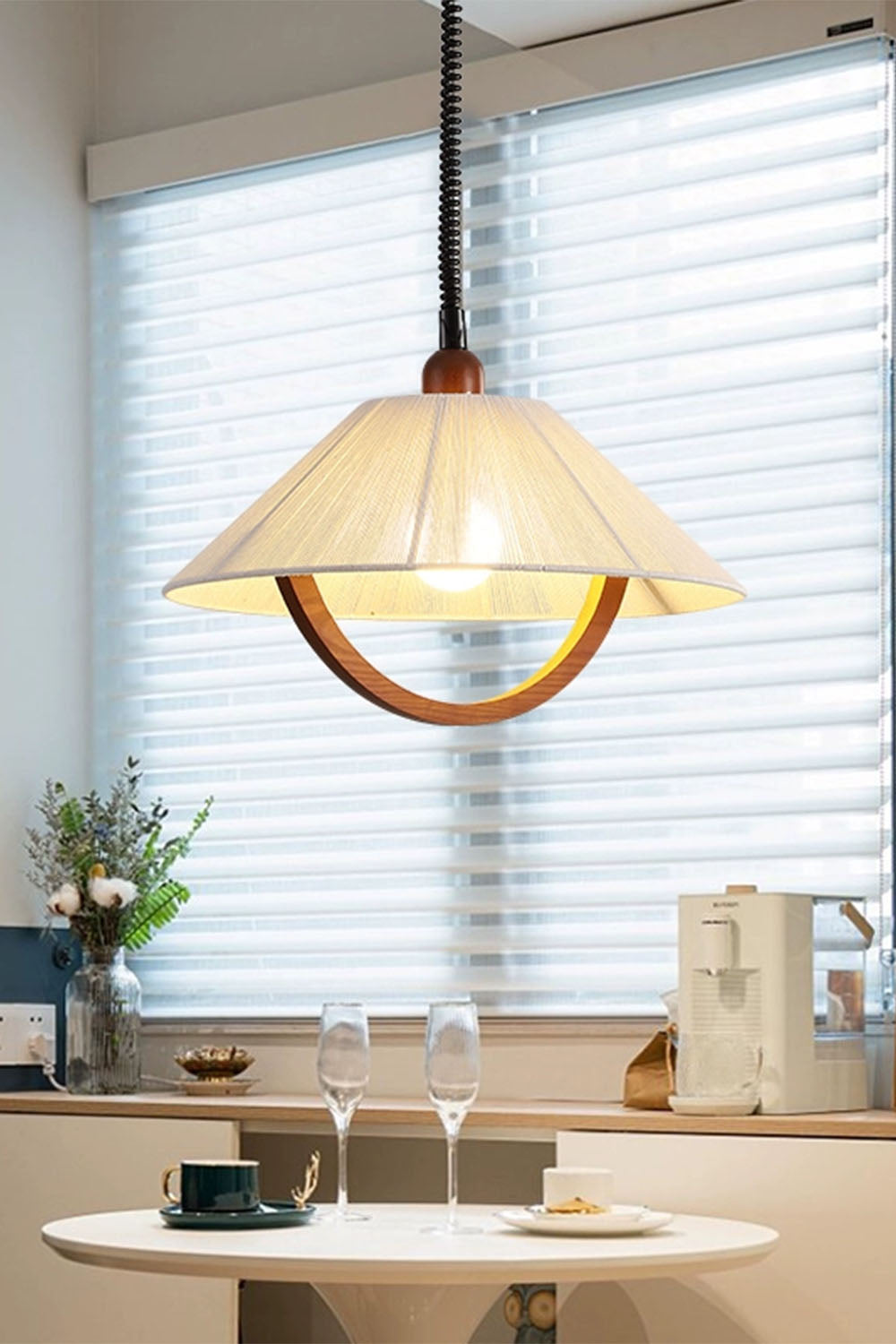 Vintage Cotton Pendant Lamp