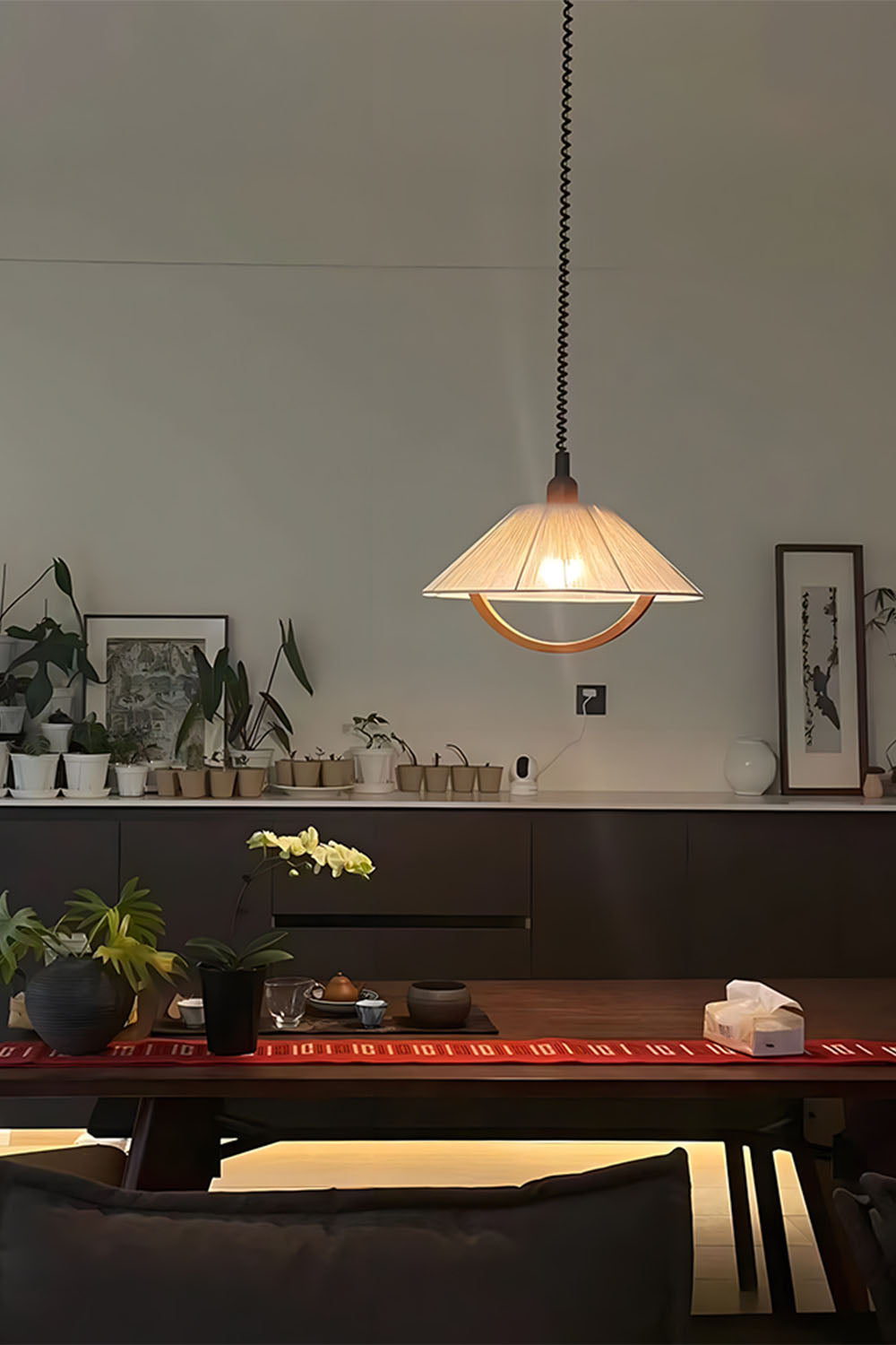 Vintage Cotton Pendant Lamp
