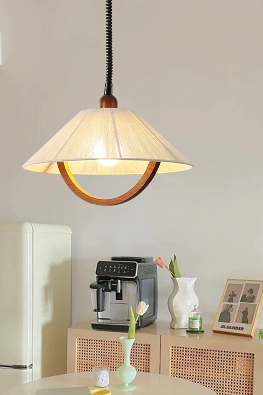 Vintage Cotton Pendant Lamp
