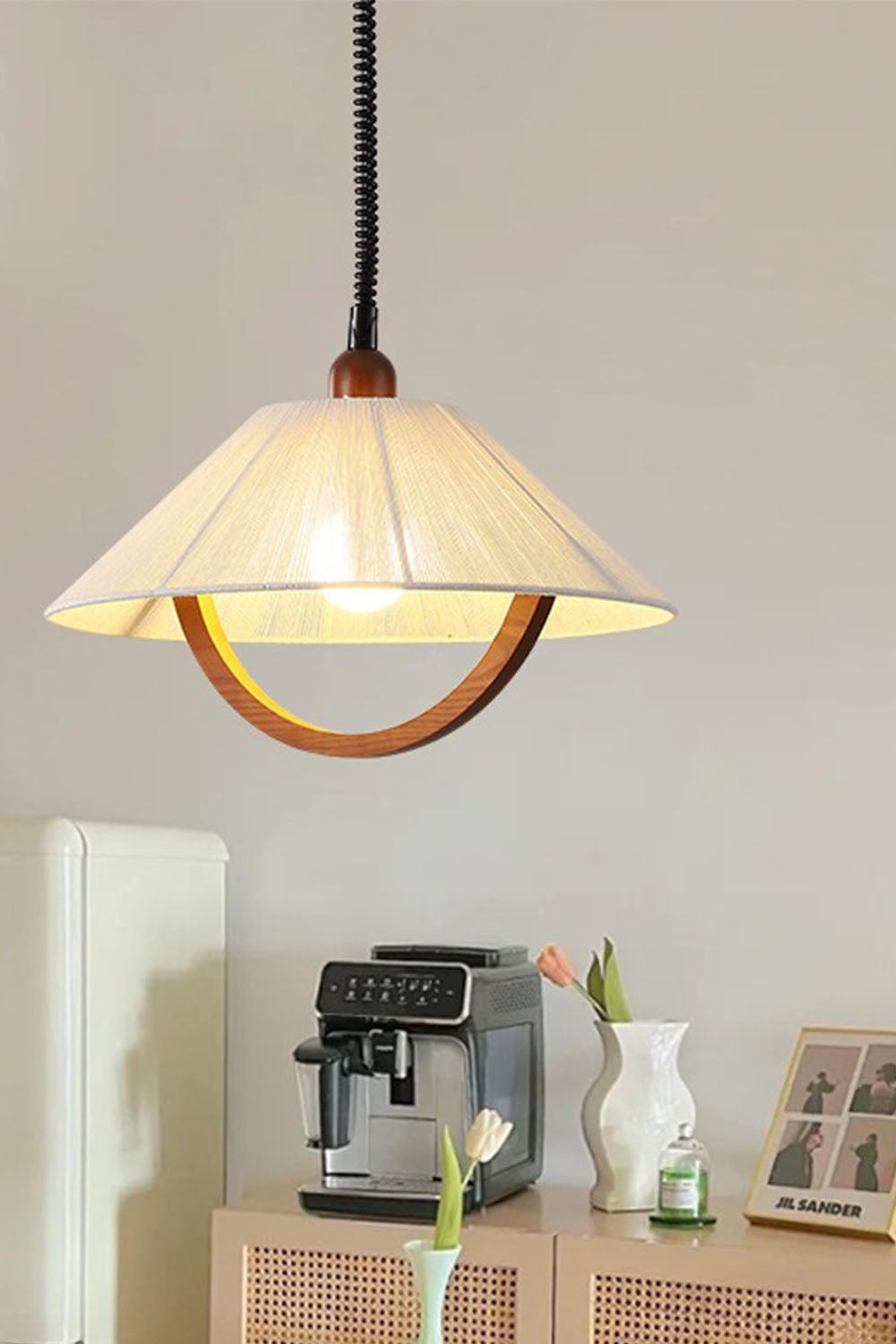 Vintage Cotton Pendant Lamp