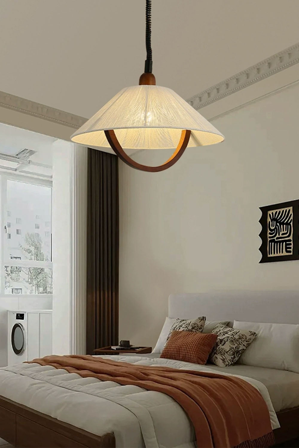 Vintage Cotton Pendant Lamp