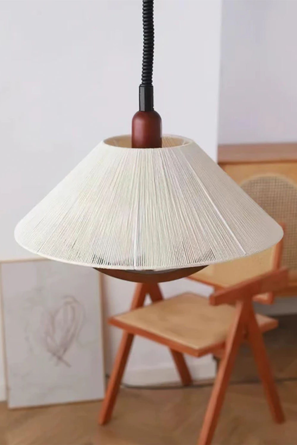Vintage Cotton Pendant Lamp