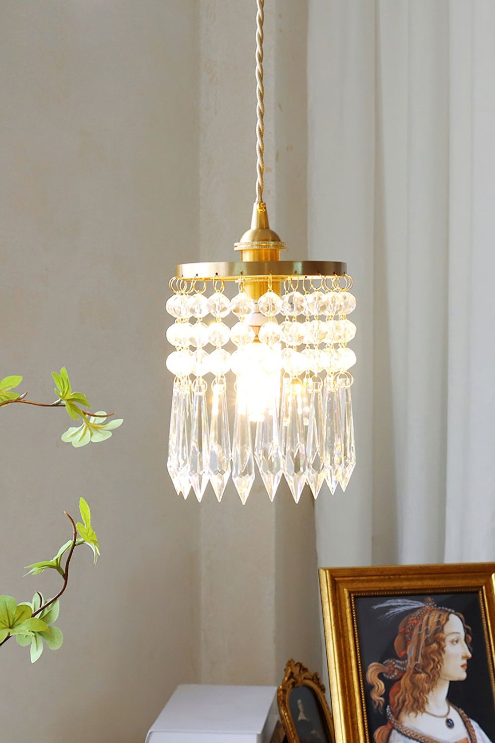 Vintage Crystal Pendant Lamp - SamuLighting