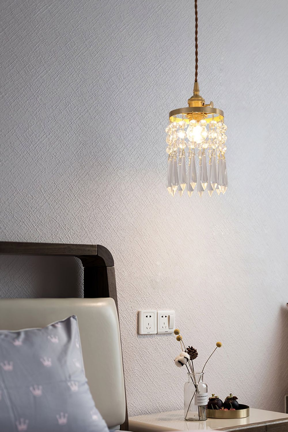 Vintage Crystal Pendant Lamp – SamuLighting