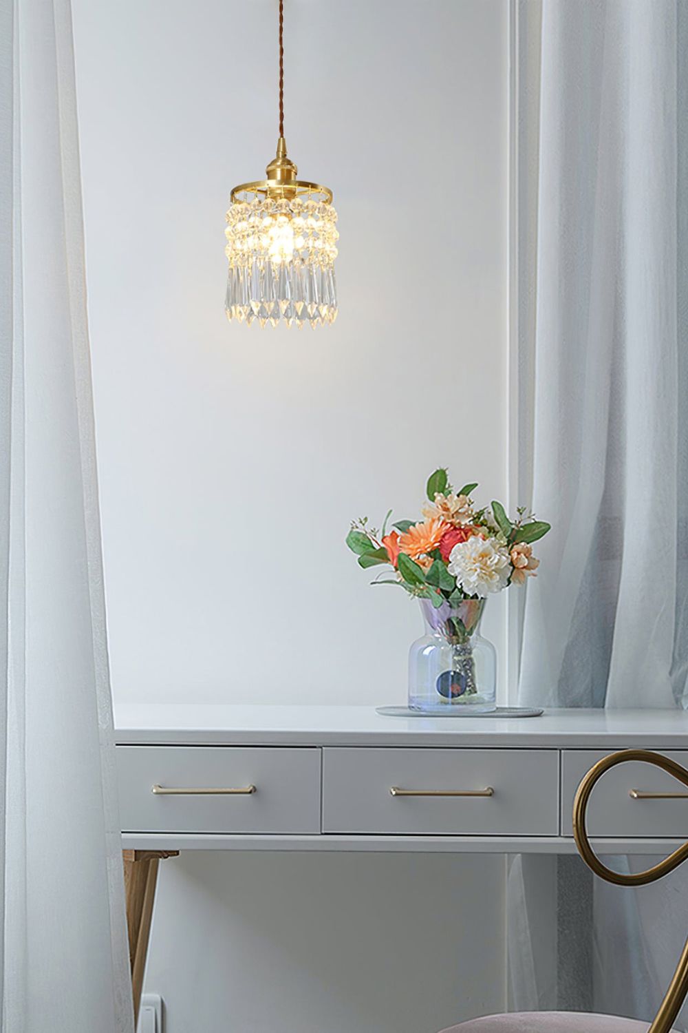 Vintage Crystal Pendant Lamp - SamuLighting