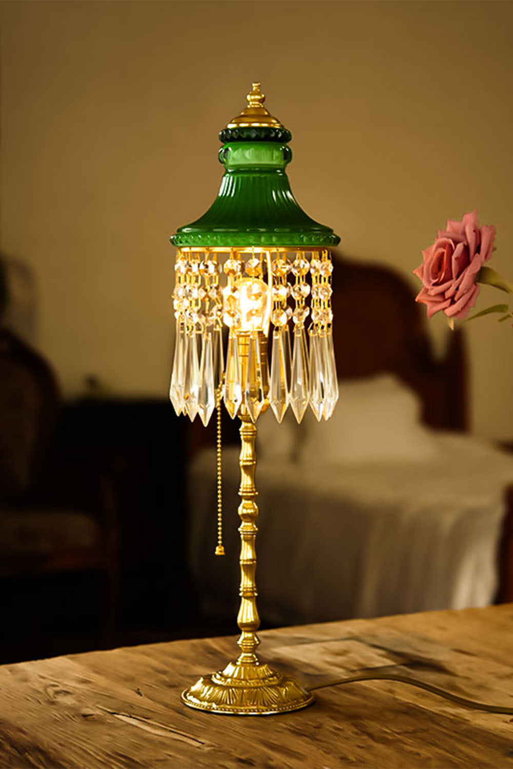 Vintage French Victorian Table Lamp