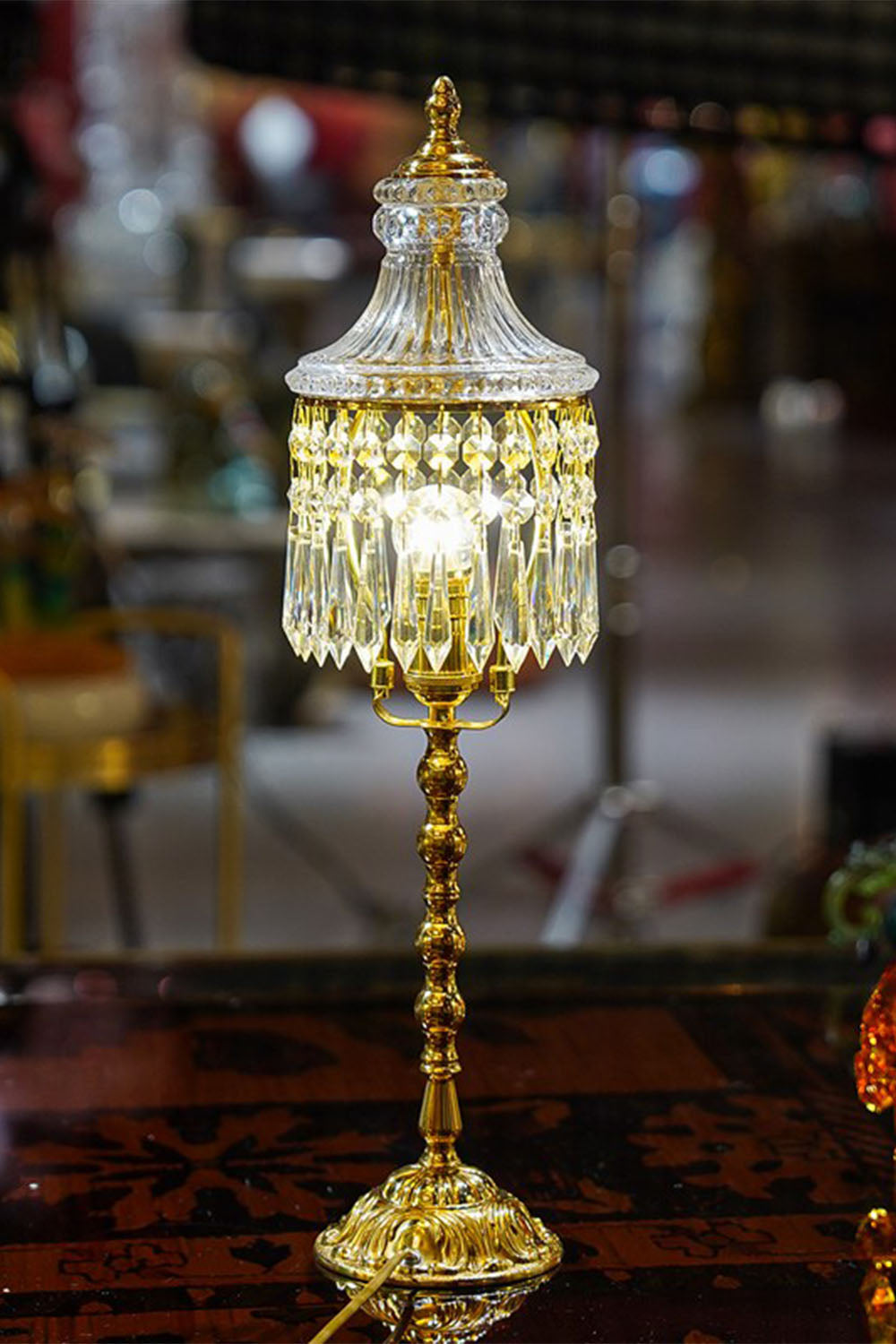 Vintage French Victorian Table Lamp