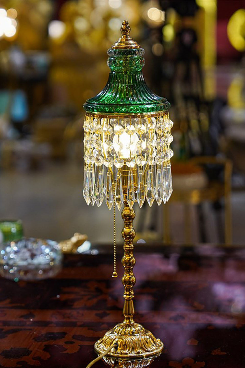 Vintage French Victorian Table Lamp