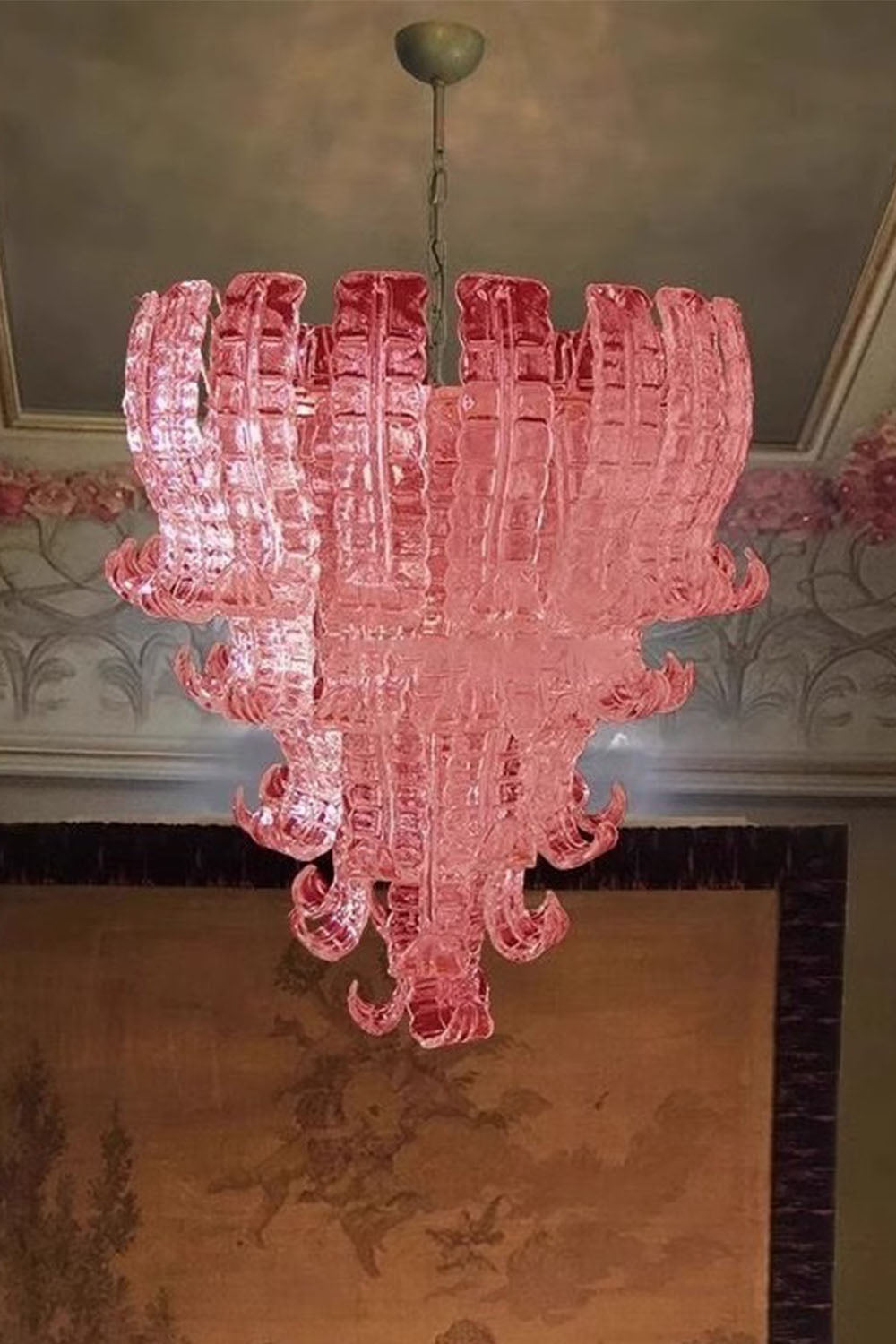 Vintage Italian Murano Glass Chandelier