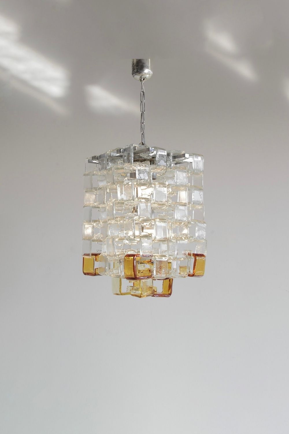 Vintage MAZZEGA Glass Chandelier