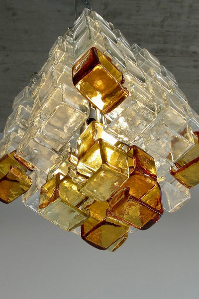 Vintage MAZZEGA Glass Chandelier