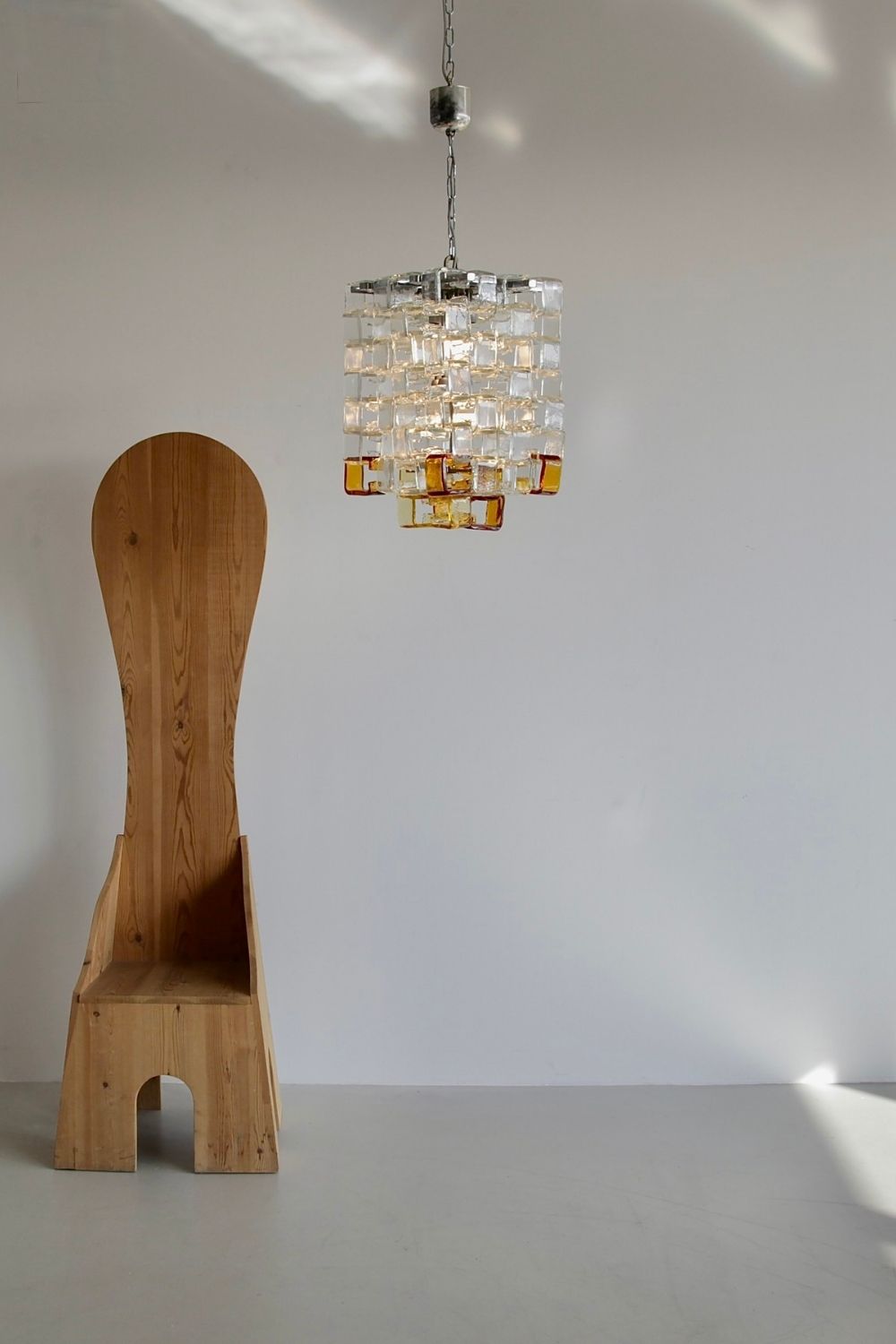 Vintage MAZZEGA Glass Chandelier