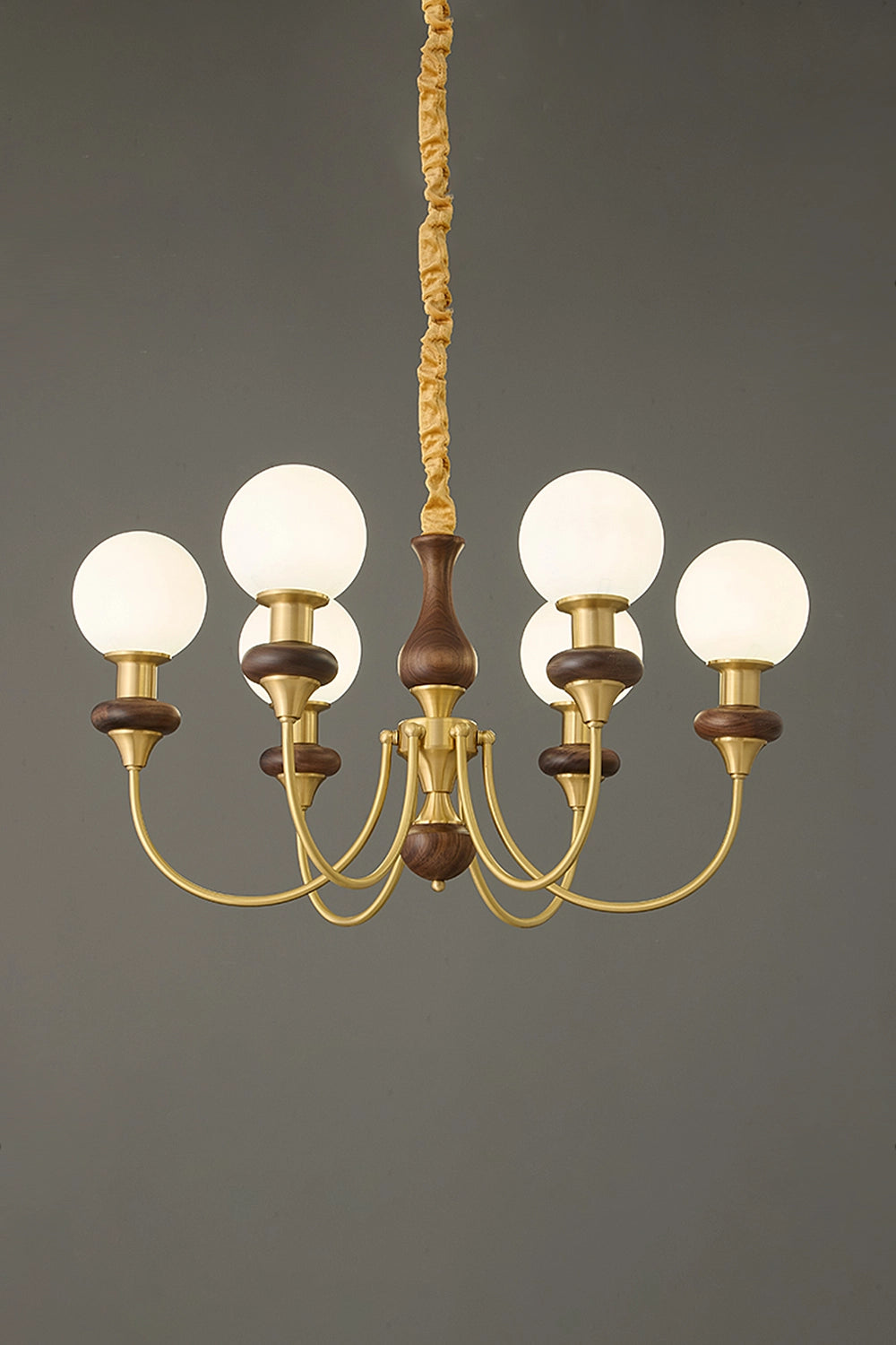 Vintage Monique Globe Chandelier