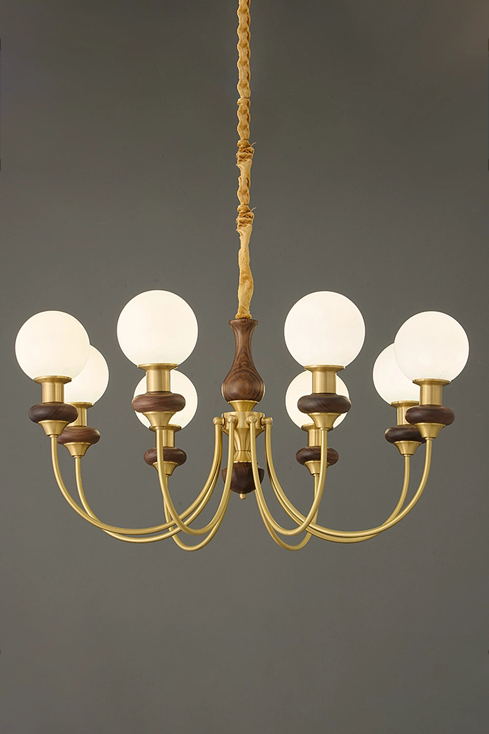 Vintage Monique Globe Chandelier