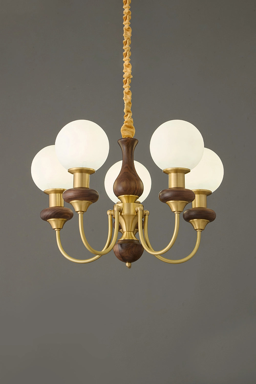 Vintage Monique Globe Chandelier