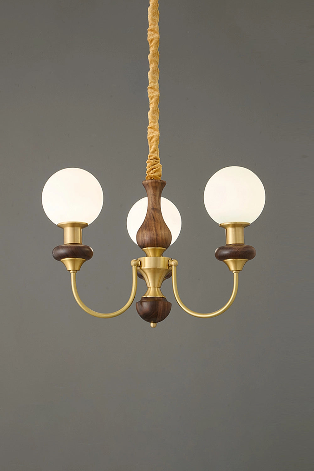 Vintage Monique Globe Chandelier