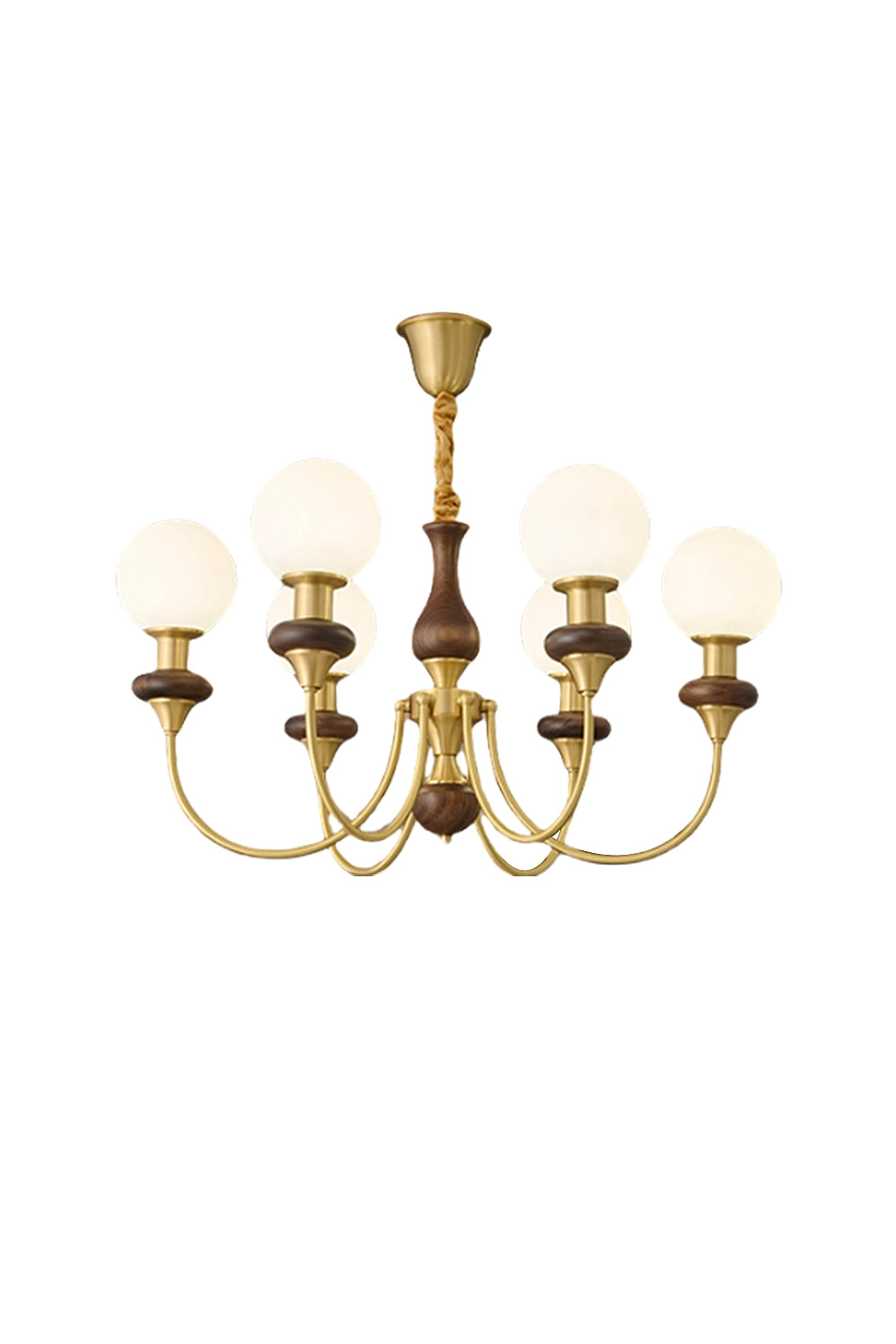 Vintage Monique Globe Chandelier