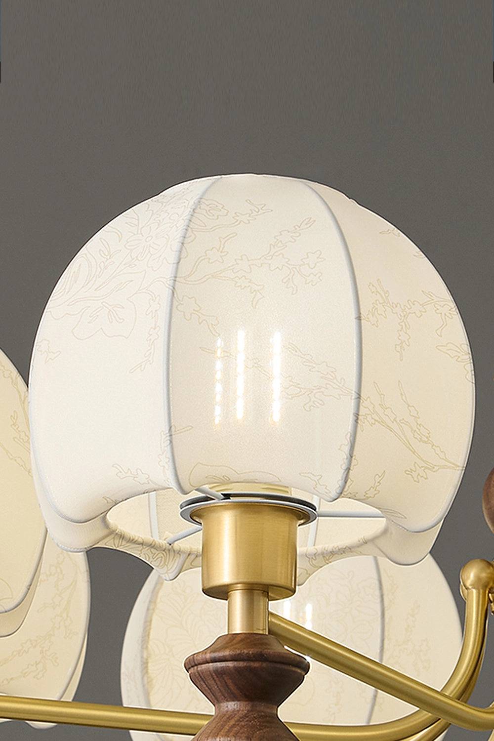 Vintage Mushroom Head Chandelier