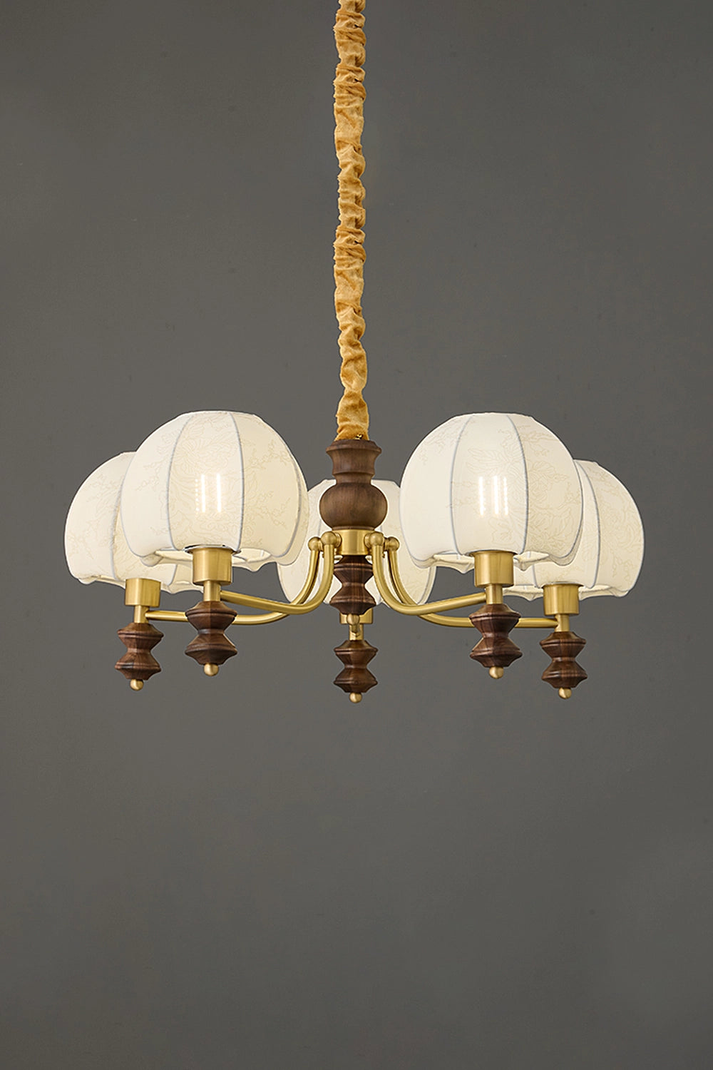 Vintage Mushroom Head Chandelier