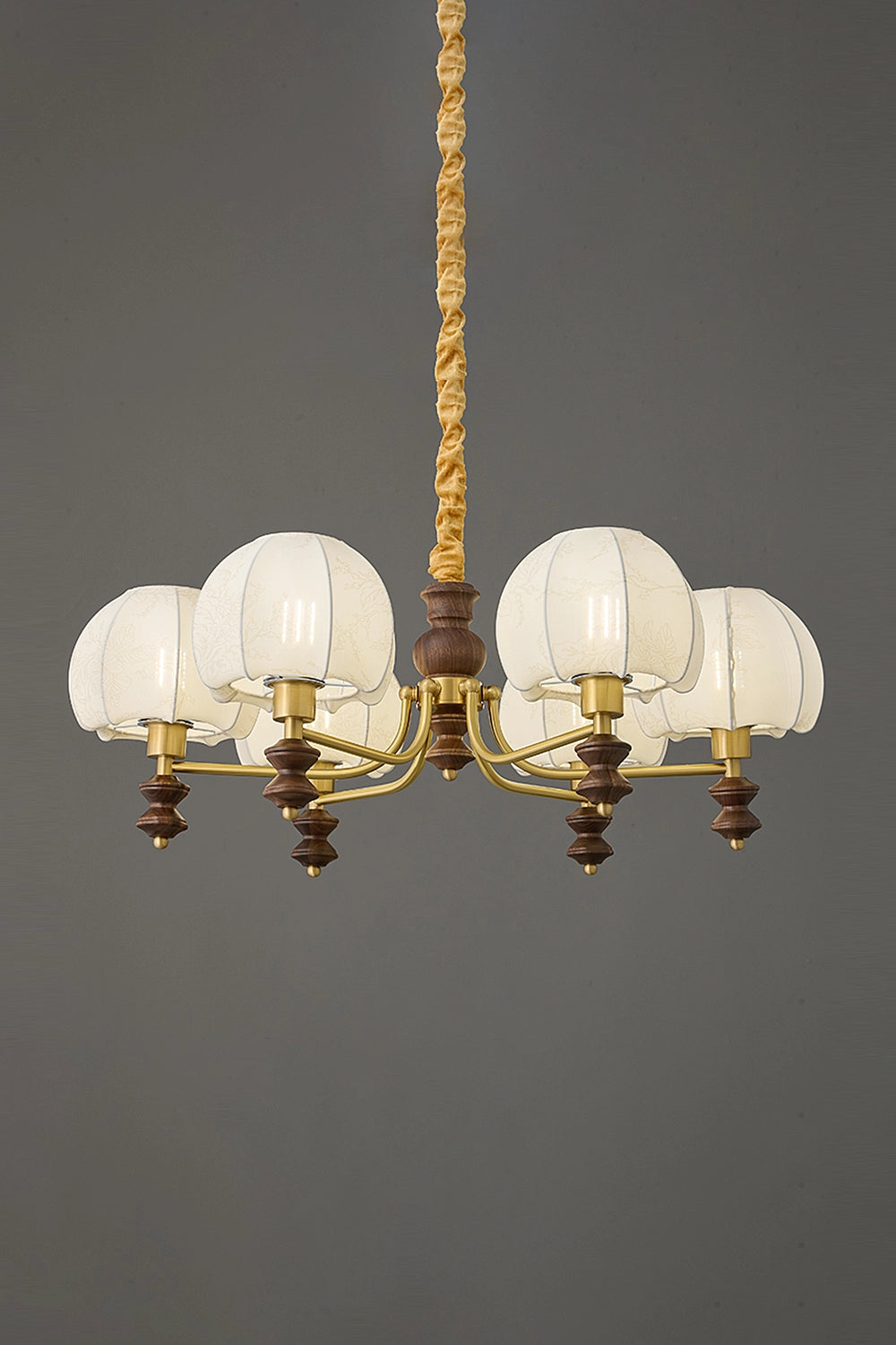 Vintage Mushroom Head Chandelier