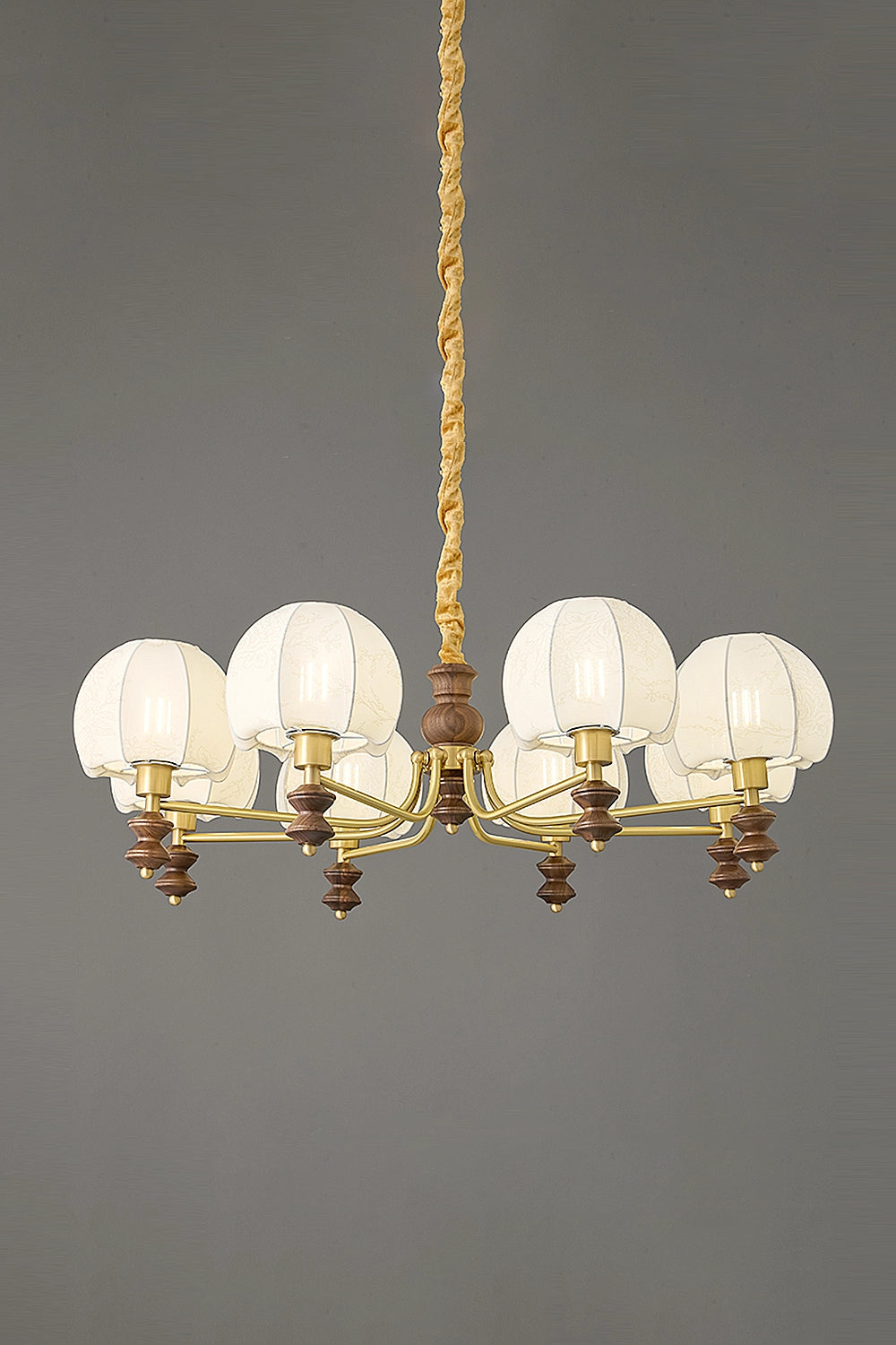 Vintage Mushroom Head Chandelier