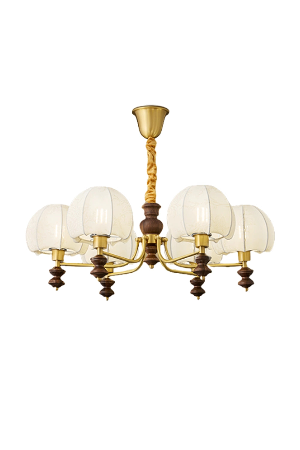 Vintage Mushroom Head Chandelier