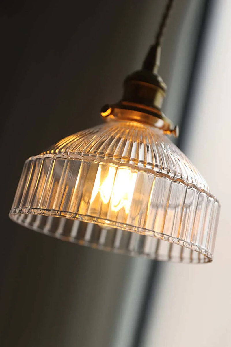 Translucent glass lampshade