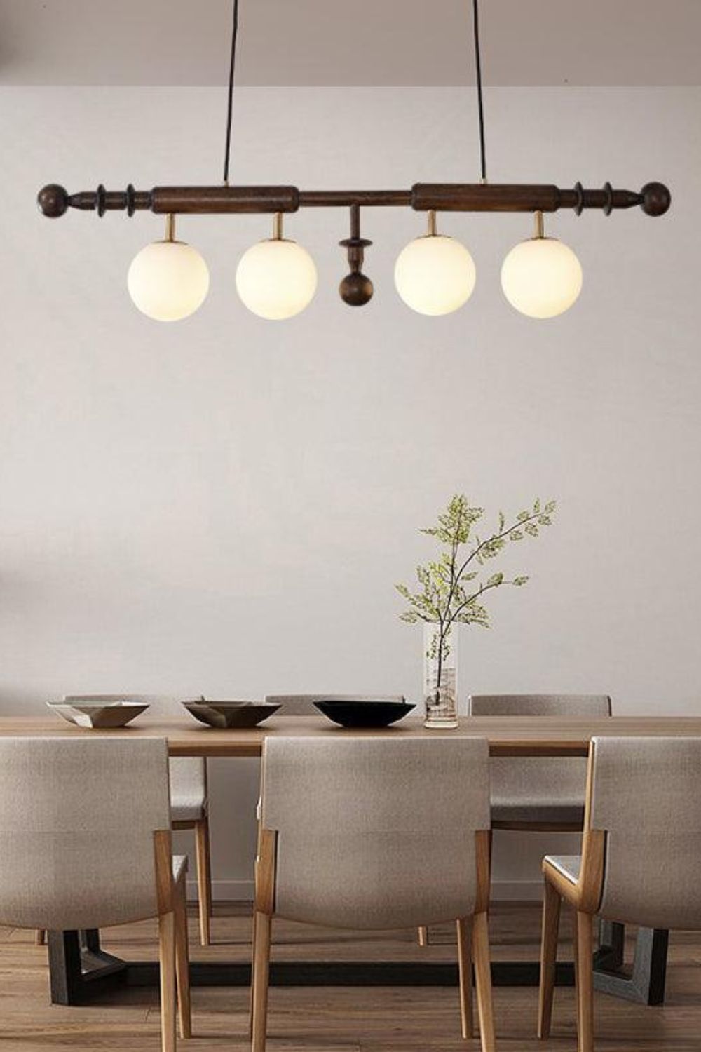 Vintage Roman Column Chandelier