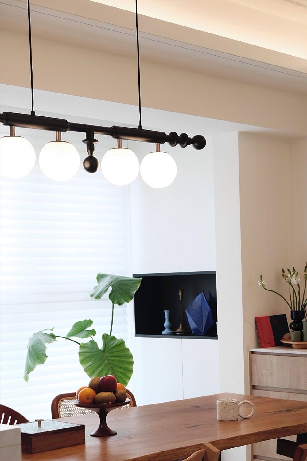 Vintage Roman Column Chandelier