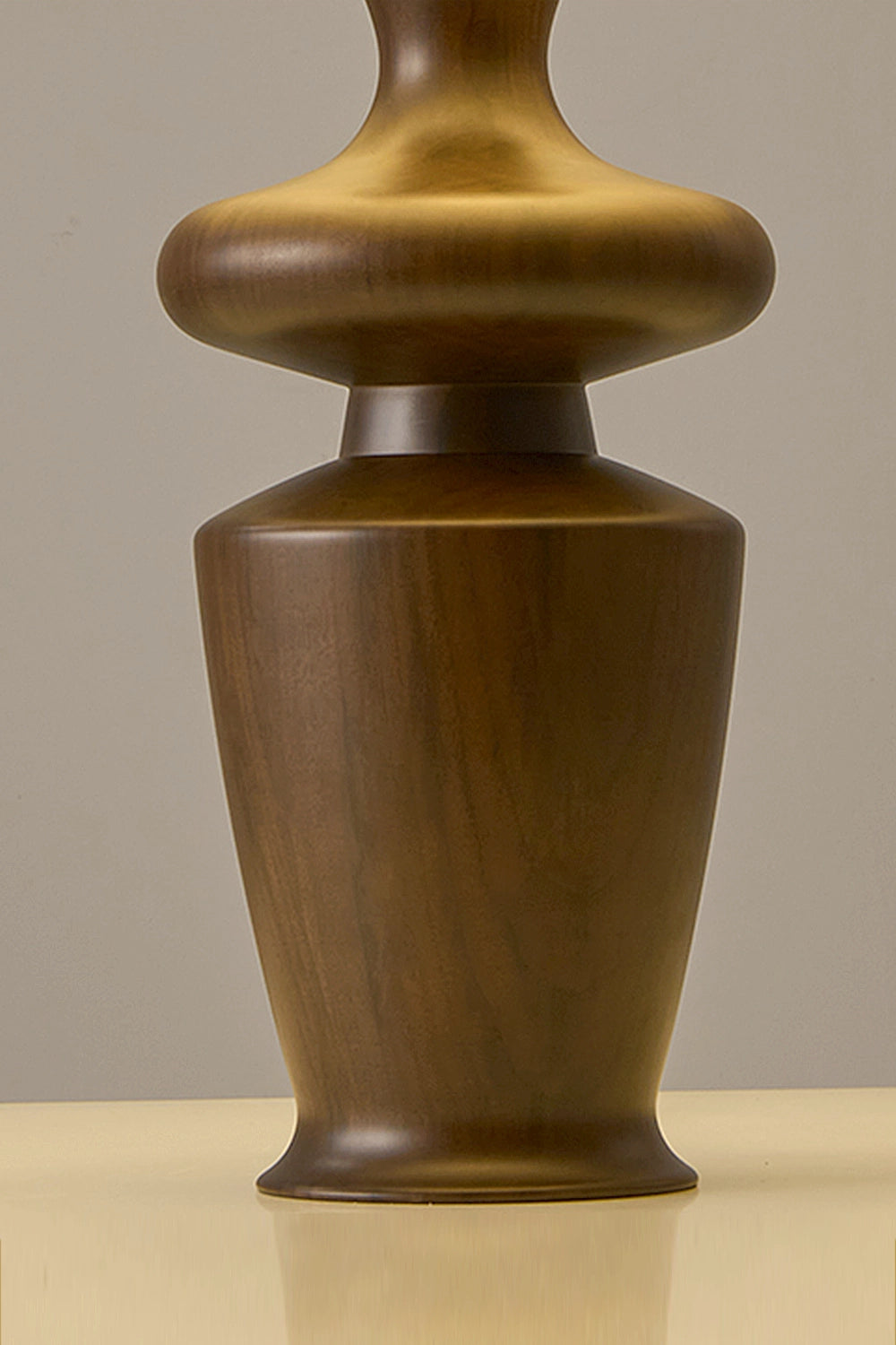 Vintage Walnut Table Lamp