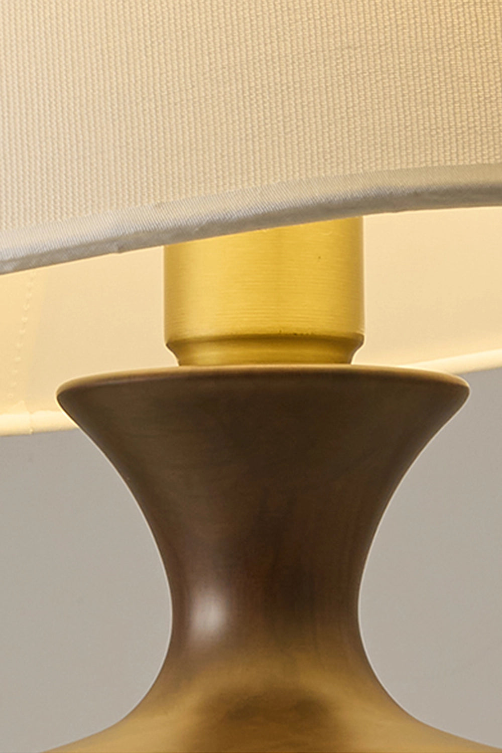 Vintage Walnut Table Lamp