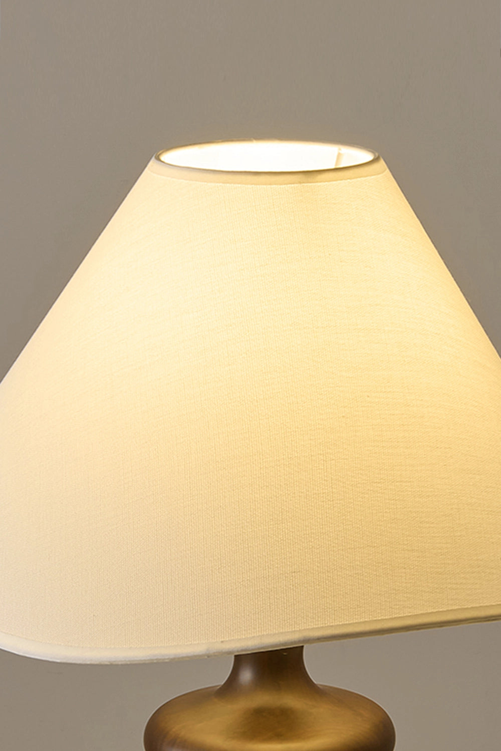 Vintage Walnut Table Lamp