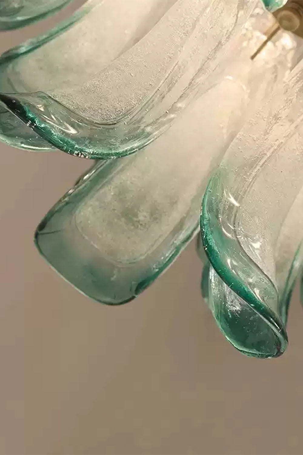 Vistosi-Style Glass Petal Chandelier