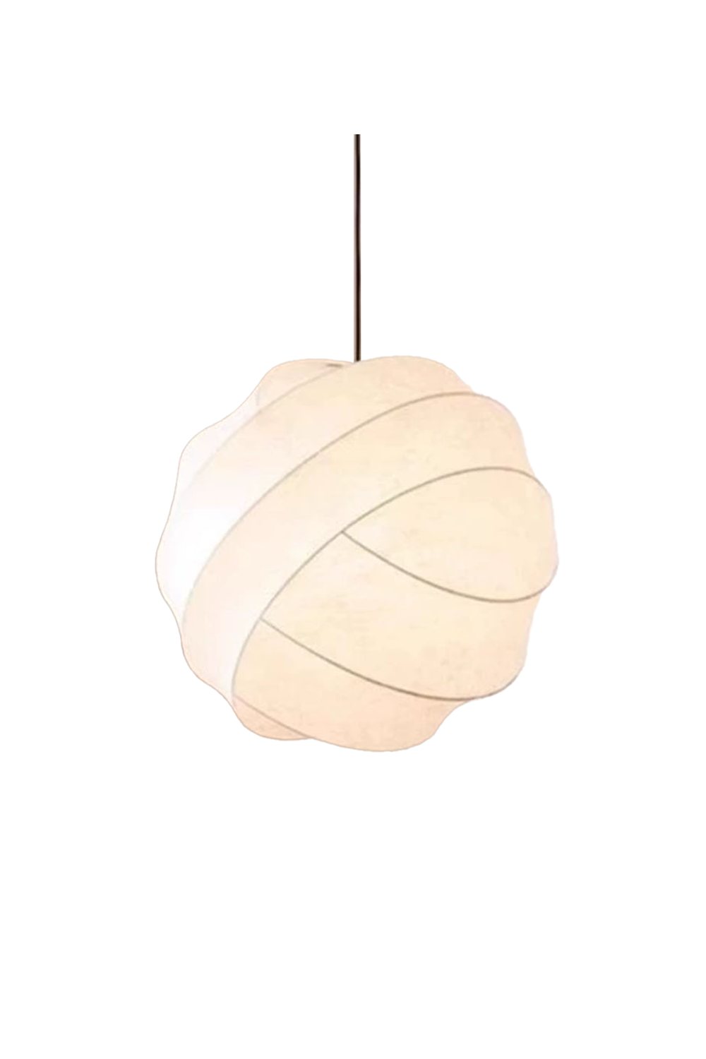 Wabi-Sabi Cocoon Shadow Pendant Light