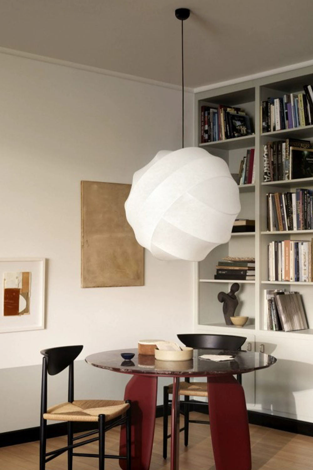Wabi-Sabi Cocoon Shadow Pendant Light