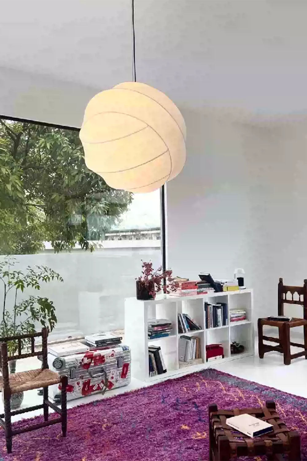 Wabi-Sabi Cocoon Shadow Pendant Light