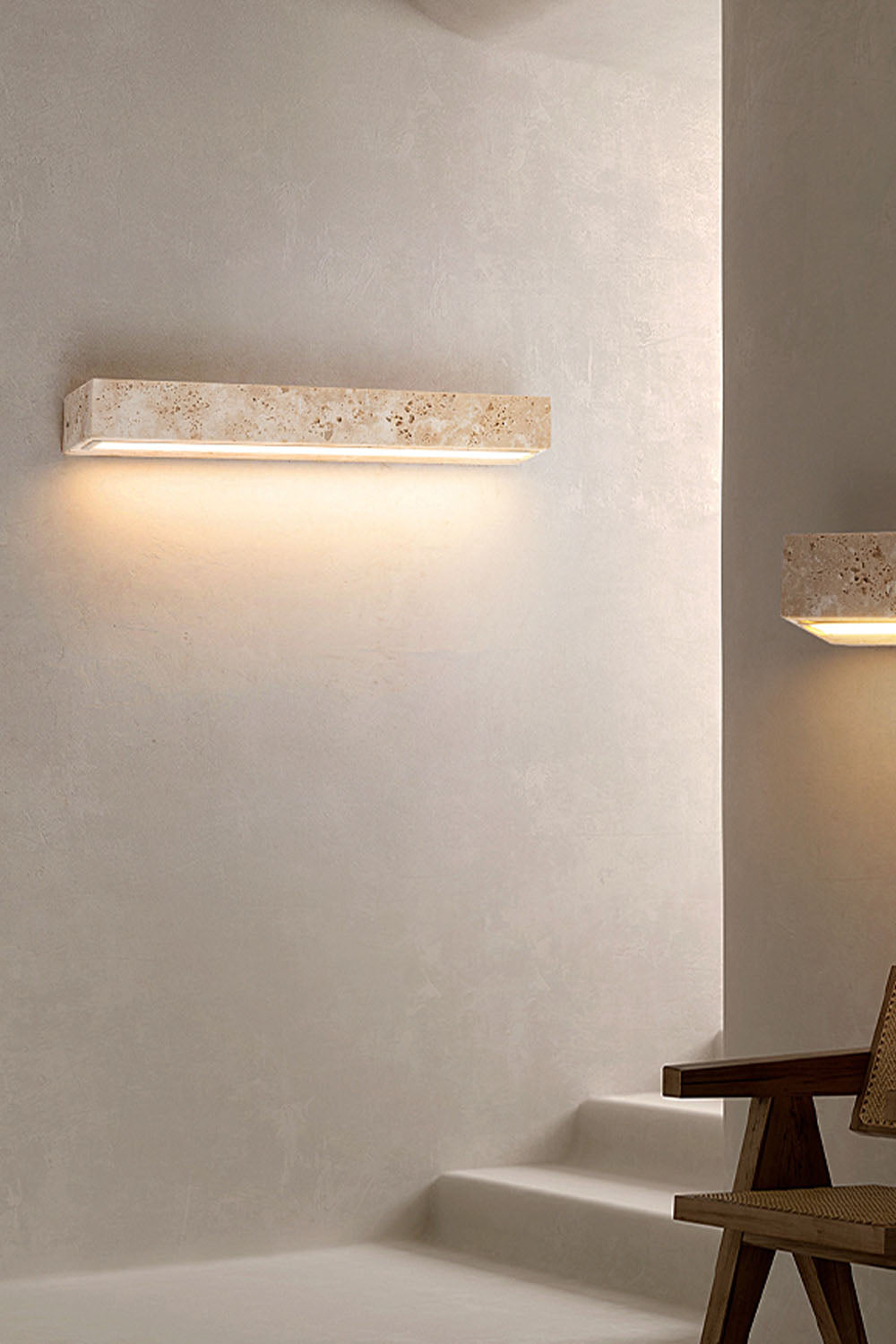 Wabi-Sabi Stone Wall Lamp