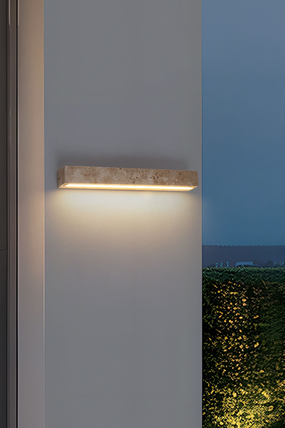 Wabi-Sabi Stone Wall Lamp