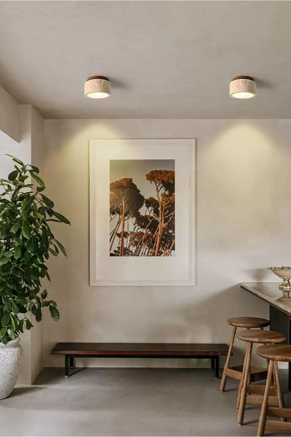 Wabi-Sabi Retro Ceiling Lamp