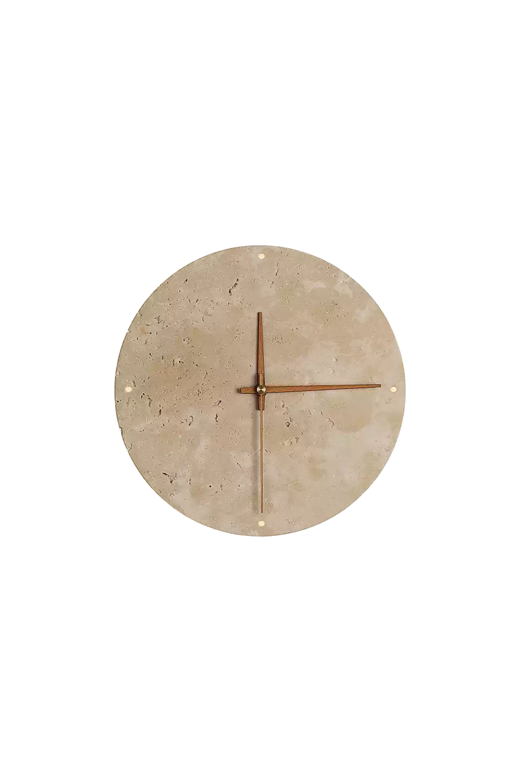 Wabi-Sabi Round Alarm Clock Wall Lamp