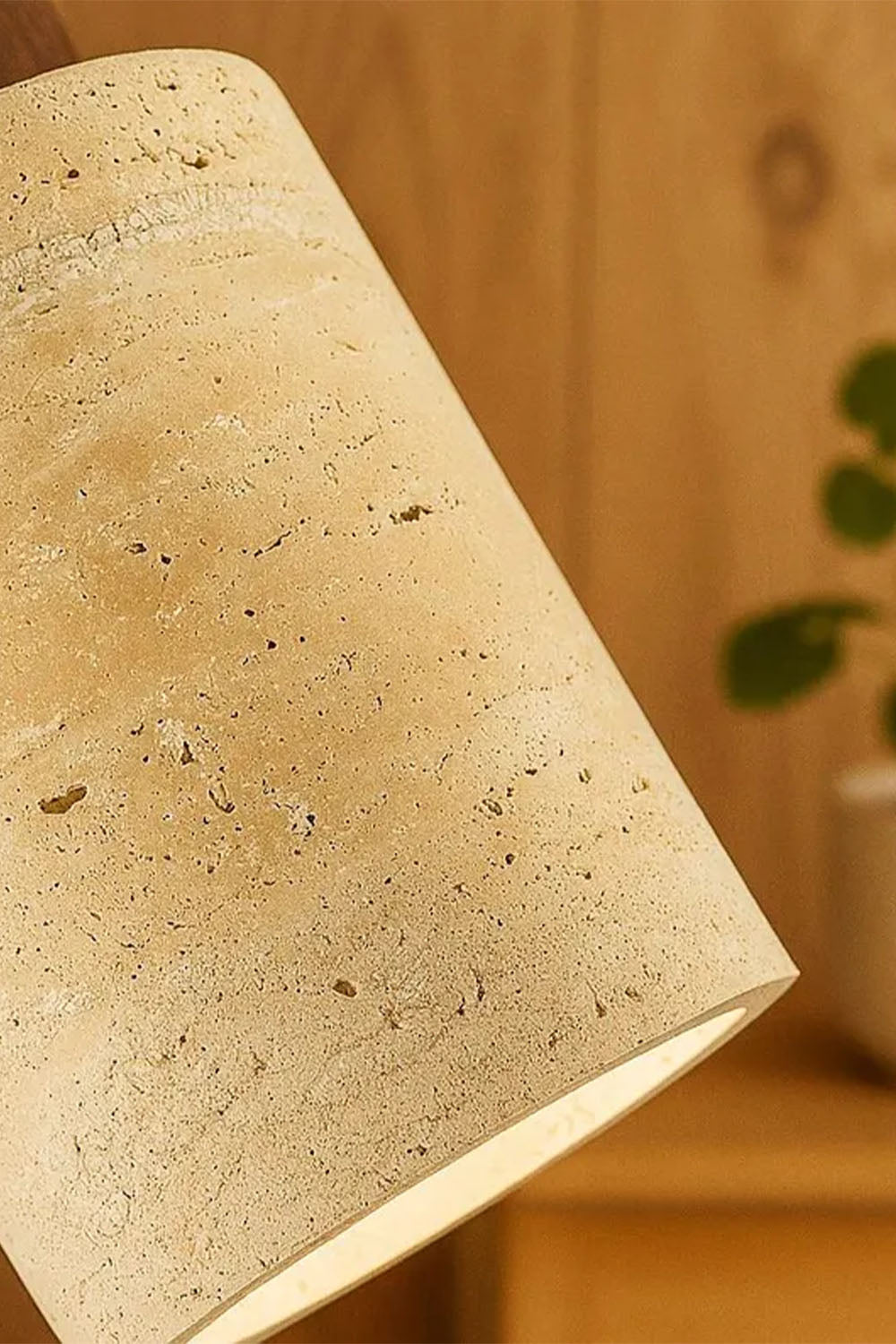 Wabi-sabi Cylindrical Pendant Light