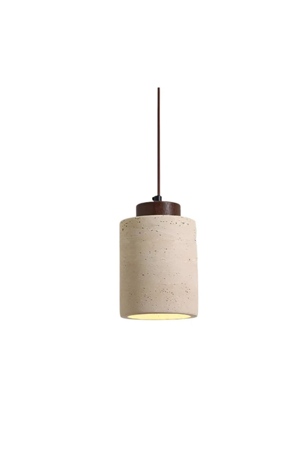 Wabi-sabi Cylindrical Pendant Light