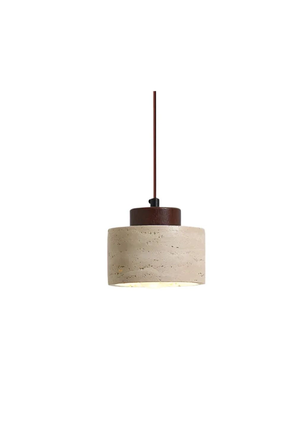 Wabi-sabi Cylindrical Pendant Light