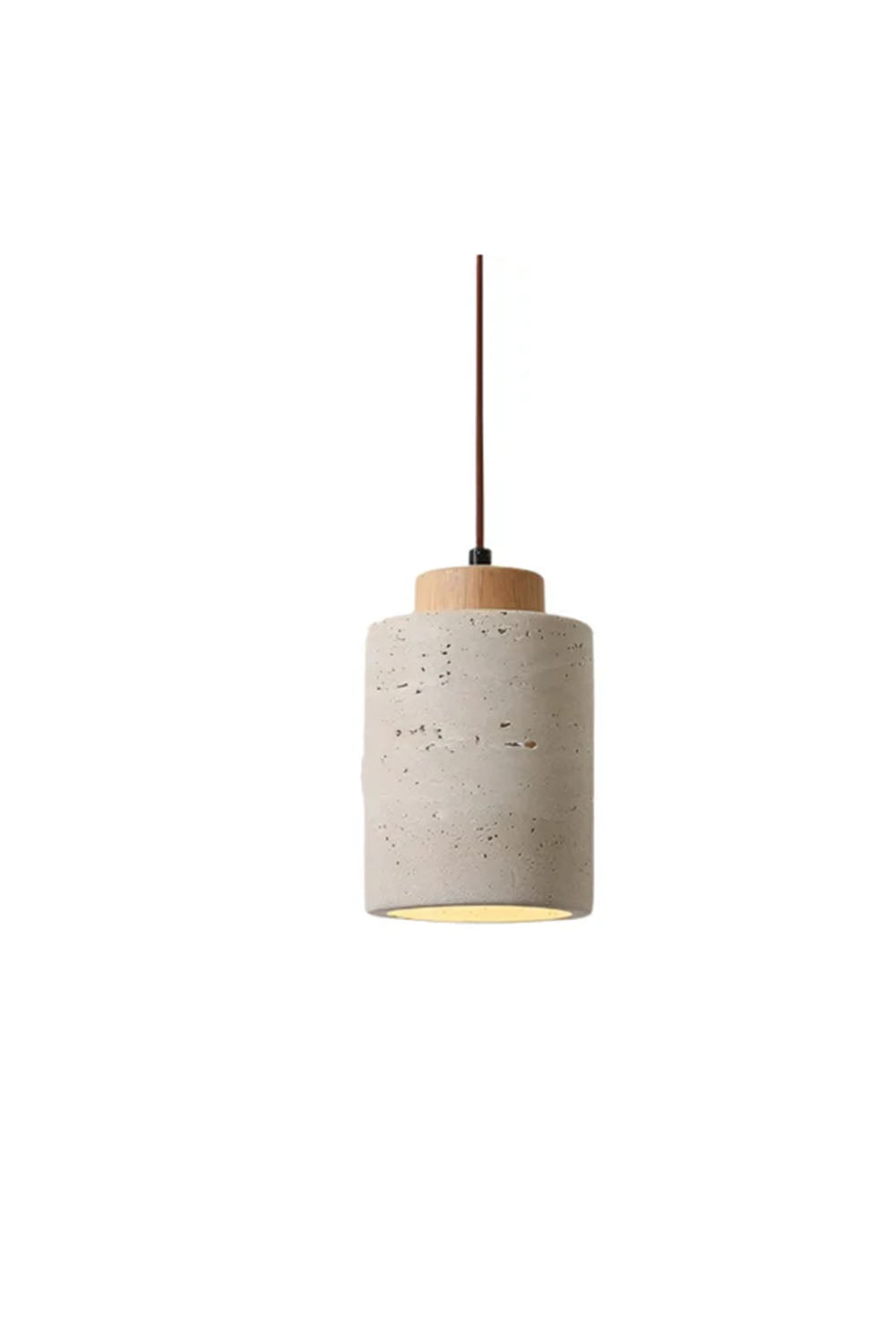 Wabi-sabi Cylindrical Pendant Light