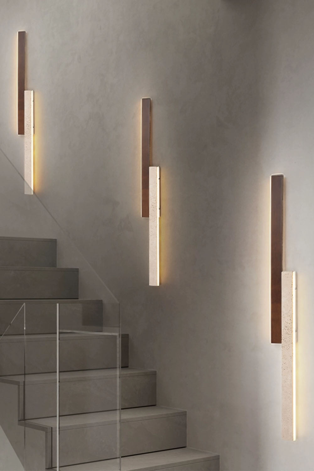 Wabi-sabi Minimalist Strip Wall Lamp