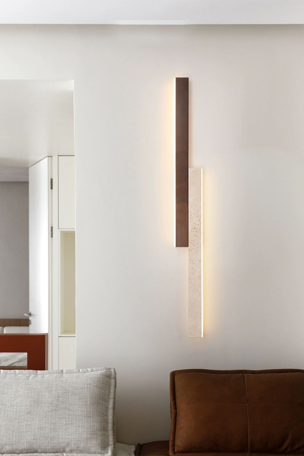 Wabi-sabi Minimalist Strip Wall Lamp