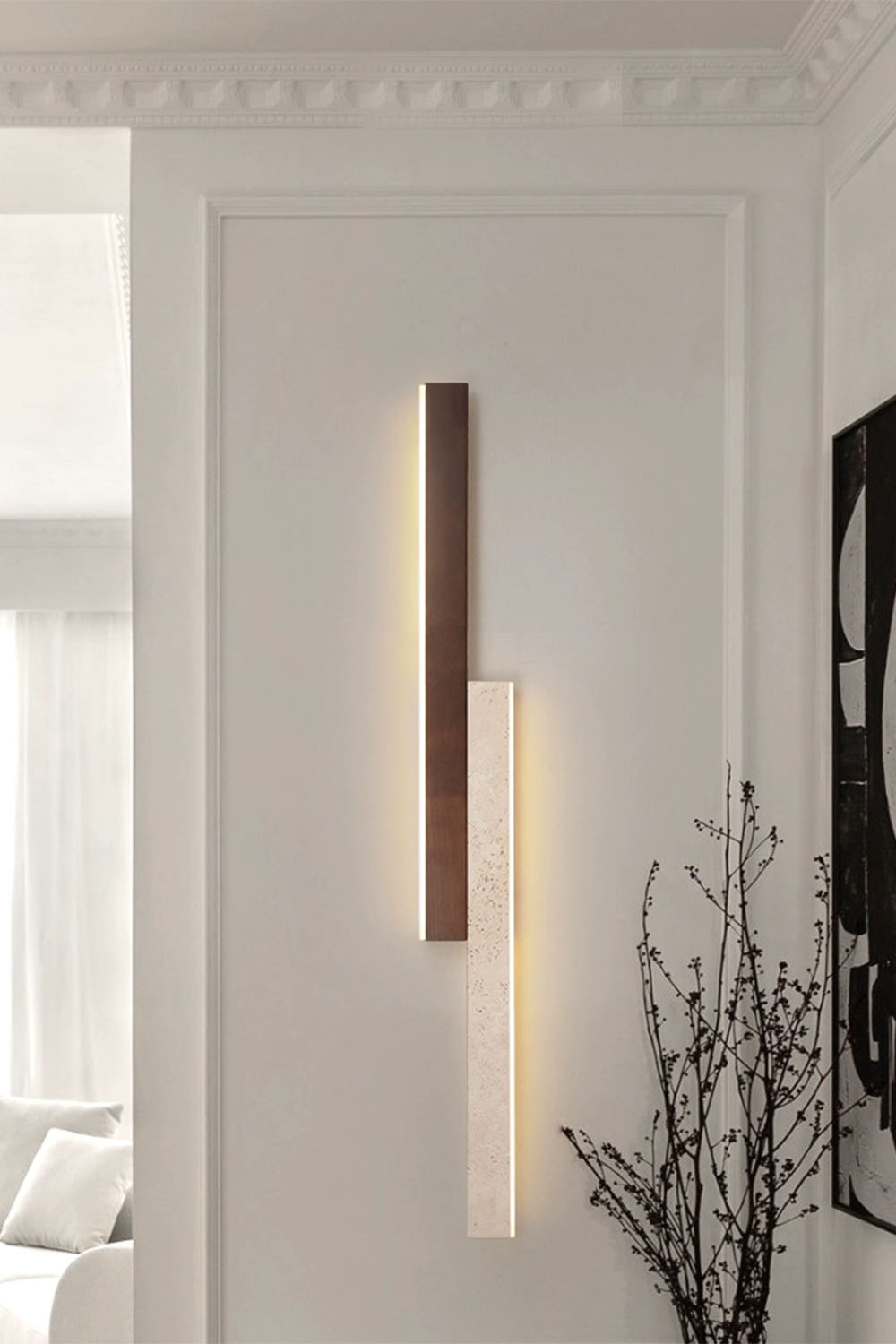 Wabi-sabi Minimalist Strip Wall Lamp