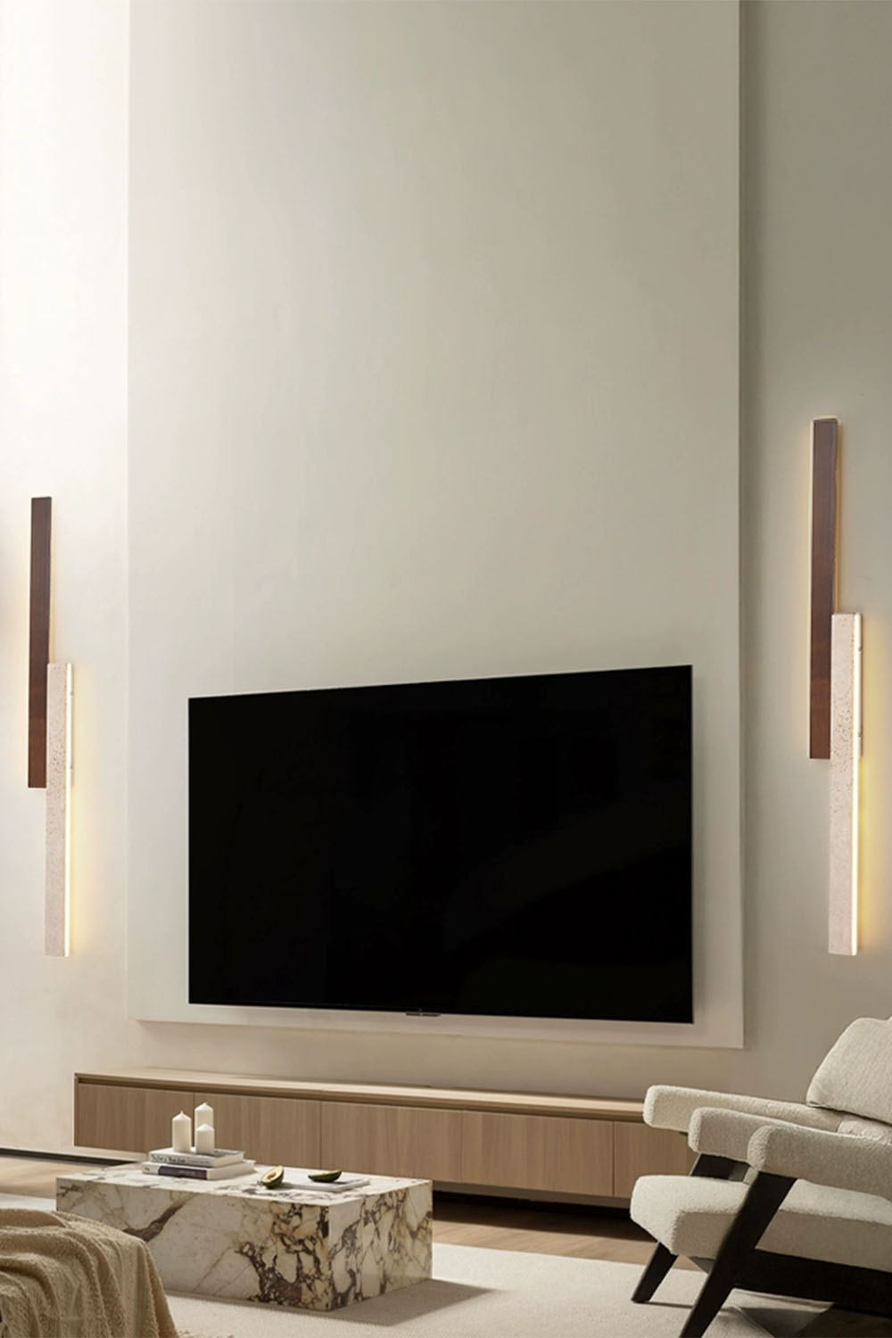 Wabi-sabi Minimalist Strip Wall Lamp