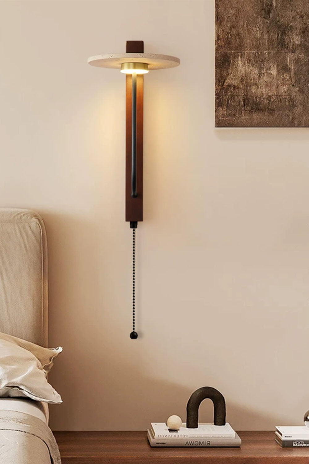 Wabi-sabi Tranquility Umbrella Wall Lamp