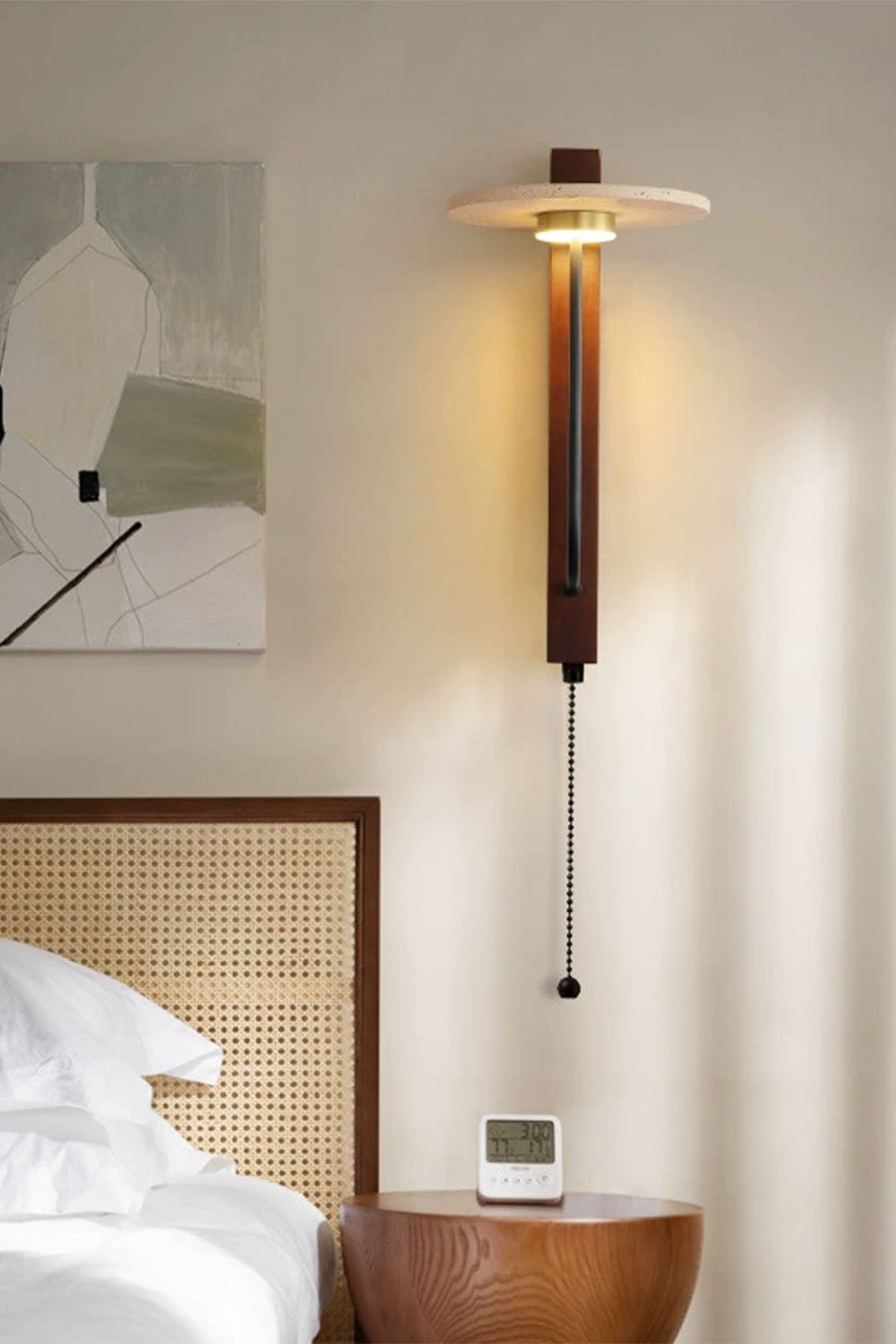 Wabi-sabi Tranquility Umbrella Wall Lamp